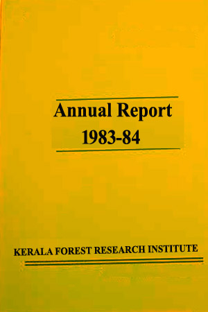 KFRI Annual Report (1983-84) 