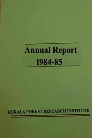 KFRI Annual Report (1984-85)