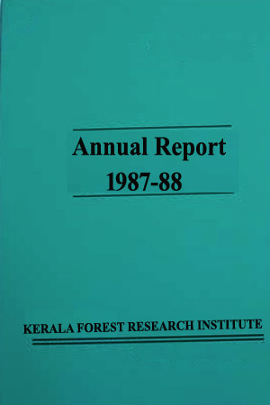 KFRI Annual Report (1987-88)