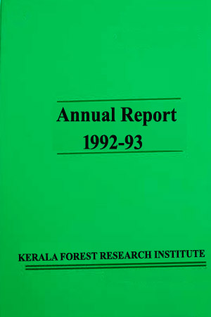 KFRI Annual Report (1992-93)