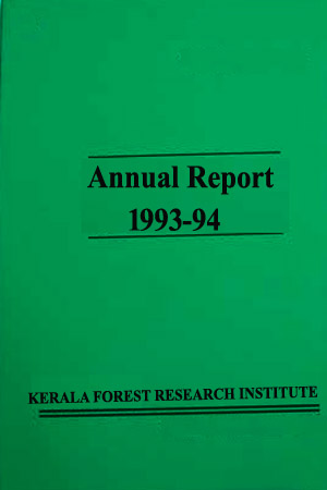 KFRI Annual Report (1993-94)