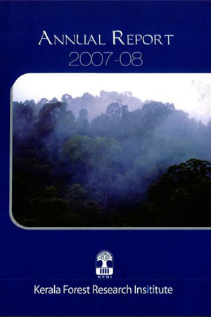 KFRI Annual Report (2007-08)